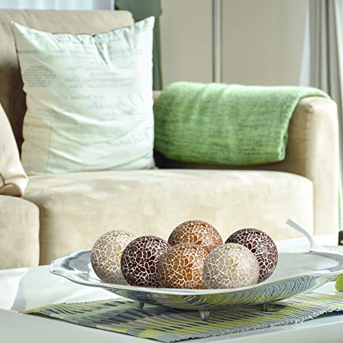 6 Pieces Mosaic Sphere Balls Decorative Mosaic Glass Balls Decorat...