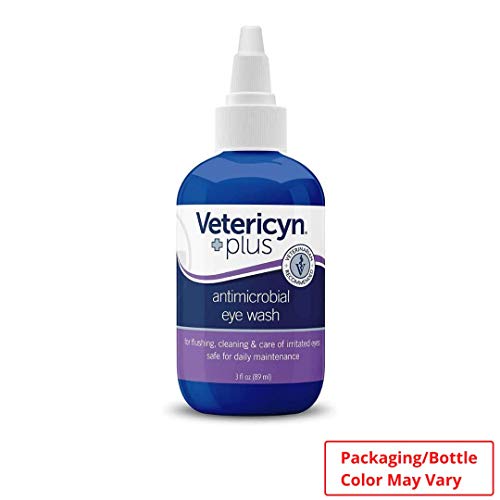 Vetericyn Plus All Animal Eye Wash. Pain-Free Solution for Abrasio...