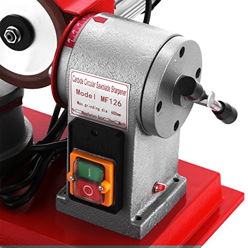 BestEquip Round Circular Saw Blade Grinder Machine 110V 370W Rotar...