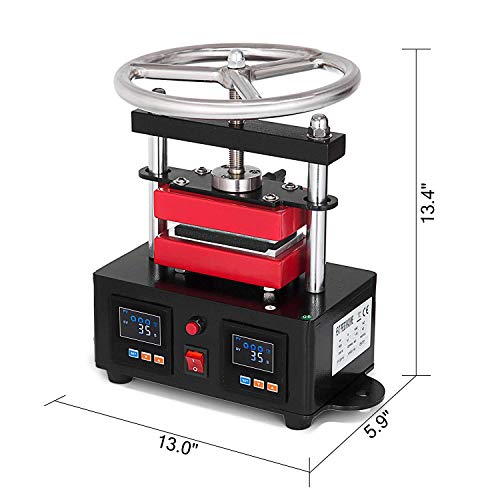 VEVOR 2.4x4.7 inch Heat Press Hand Crank Heat Press Machine 110V 9...
