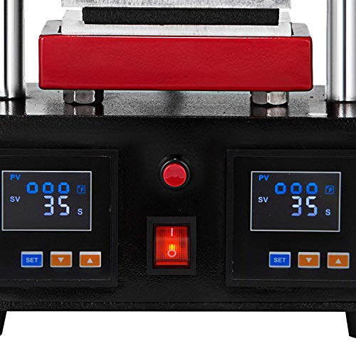 VEVOR 2.4x4.7 inch Heat Press Hand Crank Heat Press Machine 110V 9...