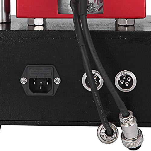 VEVOR 2.4x4.7 inch Heat Press Hand Crank Heat Press Machine 110V 9...