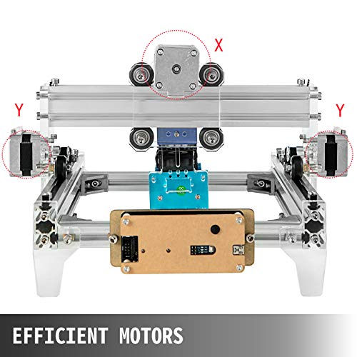 VEVOR CNC Machine 190X130mm CNC Router Machine 15W Wood Carving Mi...