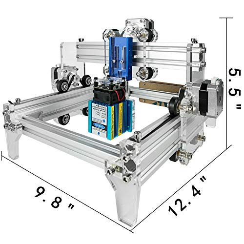 VEVOR CNC Machine 190X130mm CNC Router Machine 15W Wood Carving Mi...