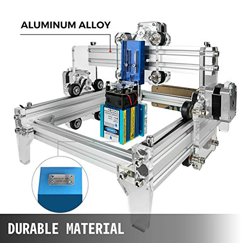 VEVOR CNC Machine 190X130mm CNC Router Machine 15W Wood Carving Mi...