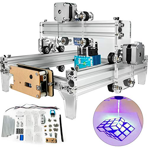 VEVOR CNC Machine 190X130mm CNC Router Machine 15W Wood Carving Mi...