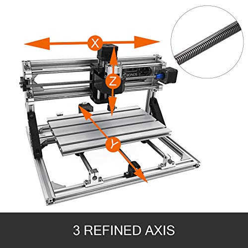 VEVOR CNC Machine 3 Axis CNC 3018 Router Kit GRBL Control with 550...