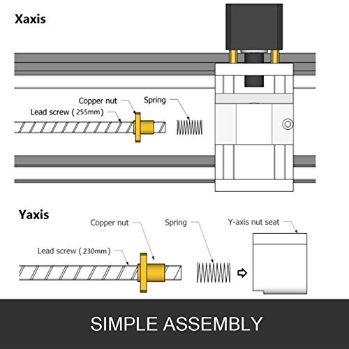 VEVOR CNC Machine 3 Axis CNC 3018 Router Kit GRBL Control with 550...