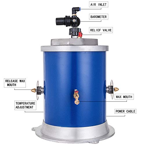 VEVOR Wax Injector 2.5L Wax Injection Machine 500W Wax Casting Mac...