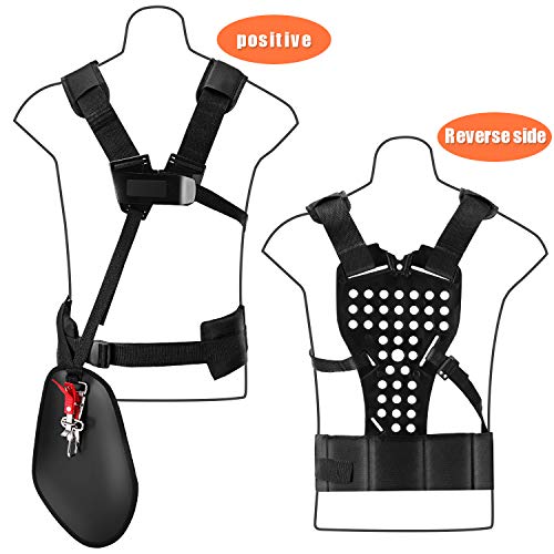 VIABRICO Trimmer Shoulder Strap Padded Belt Double, for Brushcutte...