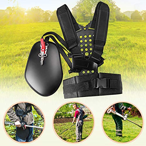 VIABRICO Trimmer Shoulder Strap Padded Belt Double, for Brushcutte...