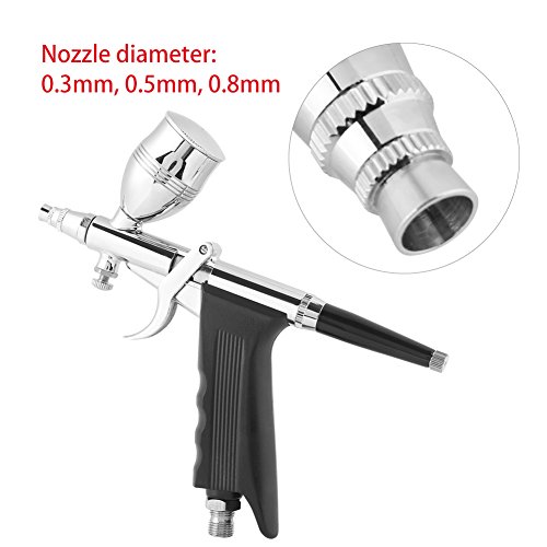 ViaGasaFamido Airbrush, Gravity Spray Trigger Air Paint Control Gu...