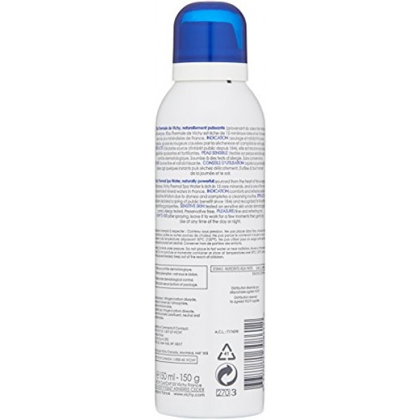 Vichy Mineralizing Thermal Water Spray, from French Volcanoes, 5.1...