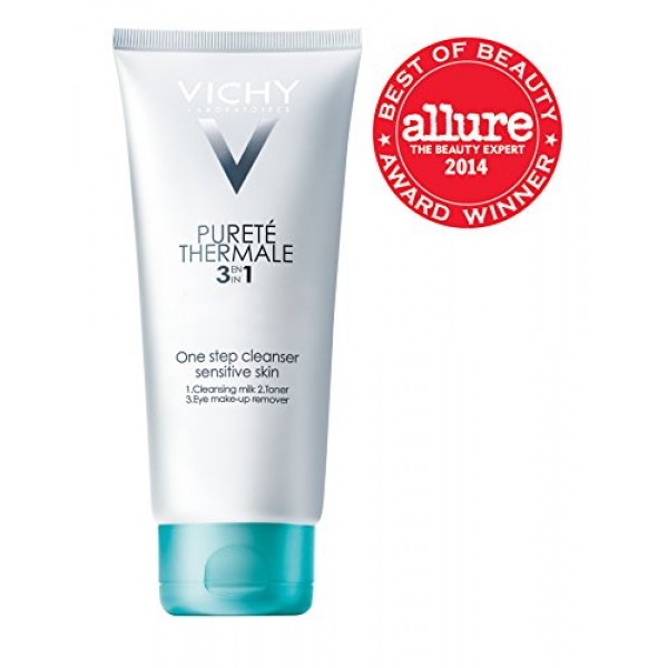 Vichy Pureté Thermale 3-in-1 Micellar Cleansing Water Face Wash an...