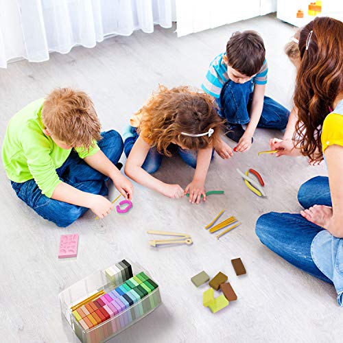 50 Colors Polymer Clay, Modeling Clay with 29 Clay Tools and Acces...