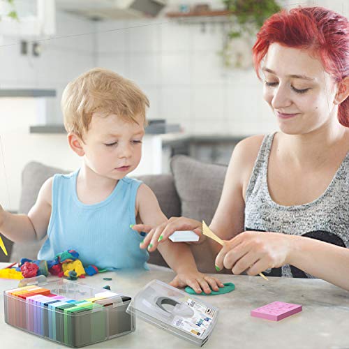 50 Colors Polymer Clay, Modeling Clay with 29 Clay Tools and Acces...