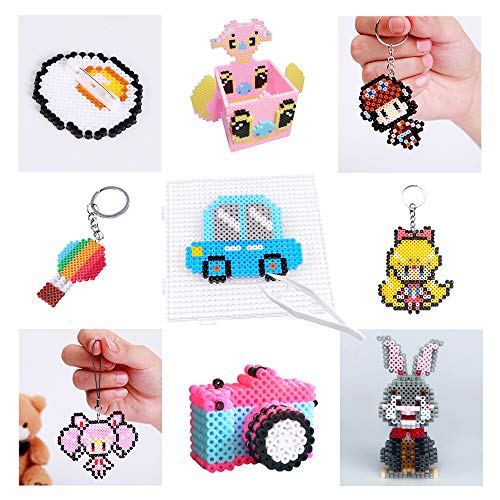 VICOVI 6600+pcs Fuse Beads Kit, Melty Fusion Beads Arts & Crafts S...