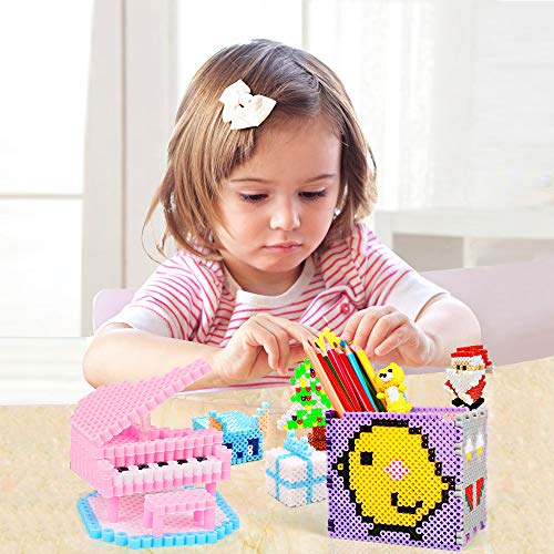 VICOVI 6600+pcs Fuse Beads Kit, Melty Fusion Beads Arts & Crafts S...