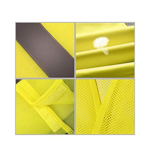 VICRR High Visibility Kids Teenager Safety Vest with Reflective St...