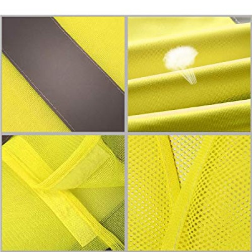 VICRR High Visibility Kids Teenager Safety Vest with Reflective St...
