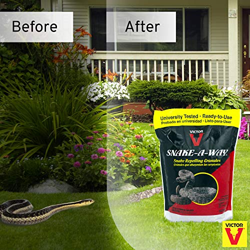Victor VP364B Snake-A-Way Outdoor Snake Repelling Granules 4LB Sna...