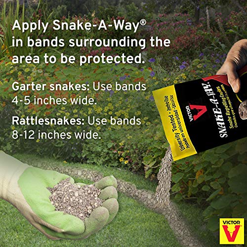 Victor VP364B Snake-A-Way Outdoor Snake Repelling Granules 4LB Sna...