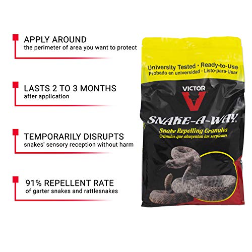 Victor VP364B Snake-A-Way Outdoor Snake Repelling Granules 4LB Sna...