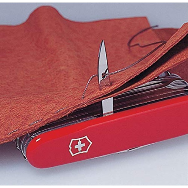 Victorinox Swiss Army Camper Pocket Knife, Red ,91mm