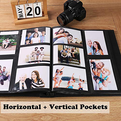 Vienrose Photo Album 4x6 600 Pockets Large Photo Book PU Leather C...