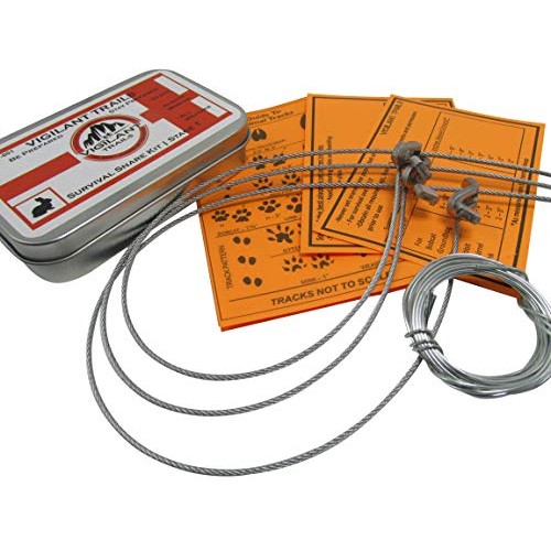Vigilant Trails Pocket-Survival Snare Traps | Includes 3 Locking ...