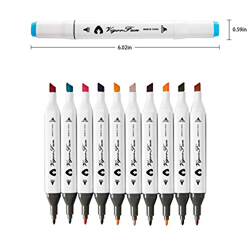 Alcohol Markers Set, 88 Colors Professional Art Markers, Alcohol B...