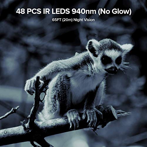 1520P 20MP Trail Camera, Hunting Camera with 120°Wide-Angle Motion...