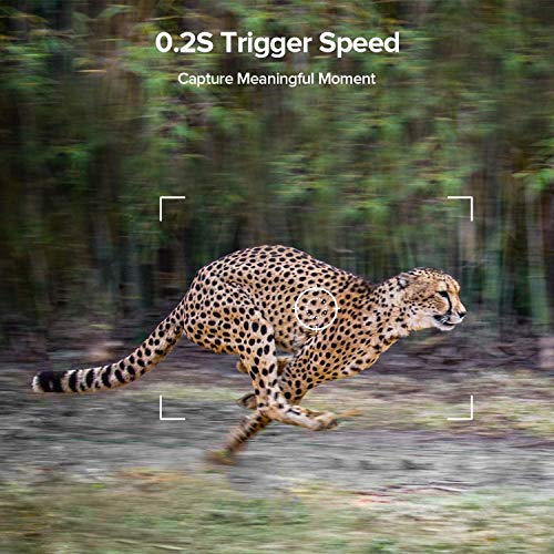 1520P 20MP Trail Camera, Hunting Camera with 120°Wide-Angle Motion...