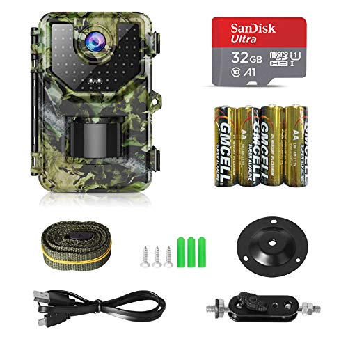 1520P 20MP Trail Camera, Hunting Camera with 120°Wide-Angle Motion...
