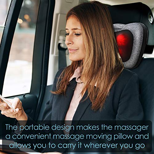 VIKTOR JURGEN Back Massager, Neck Massager with Heat, Massage Pill...