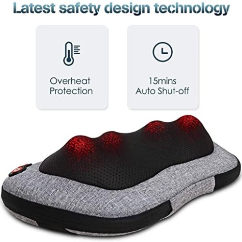 VIKTOR JURGEN Back Massager, Neck Massager with Heat, Massage Pill...