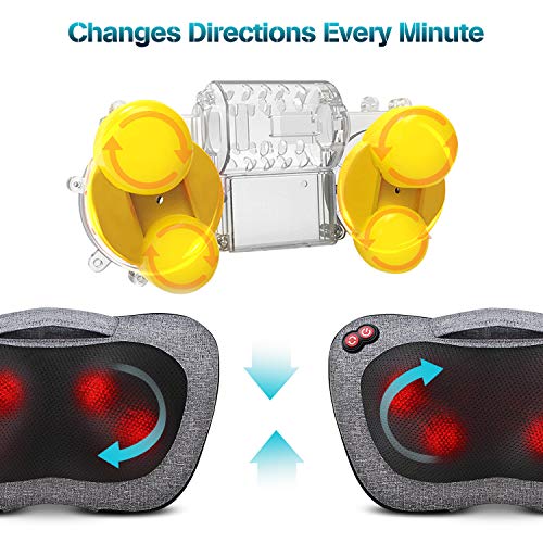 VIKTOR JURGEN Back Massager, Neck Massager with Heat, Massage Pill...