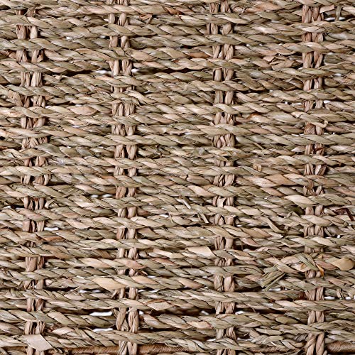 Villacera 14-Inch Wicker Stair Case Basket with Handles | Handmade...