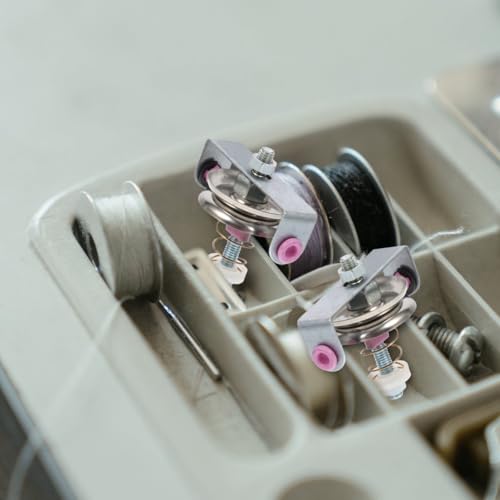 4 Pcs Weaving Machine Tensioner, Adjustable Yarn Tensioner, Sewing...