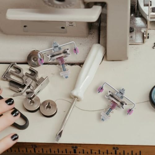 4 Pcs Weaving Machine Tensioner, Adjustable Yarn Tensioner, Sewing...