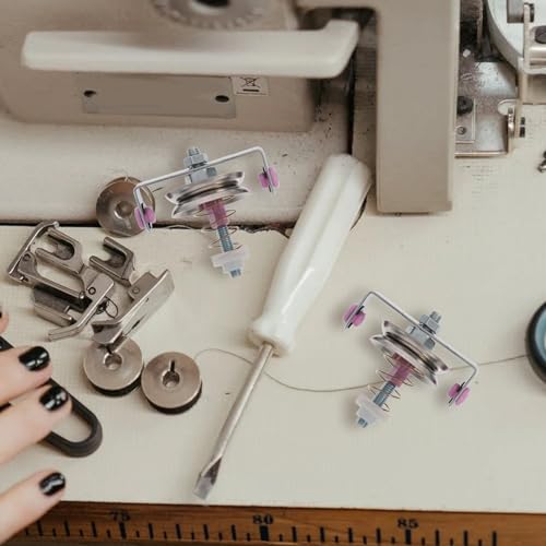 4 Pcs Weaving Machine Tensioner, Adjustable Yarn Tensioner, Sewing...