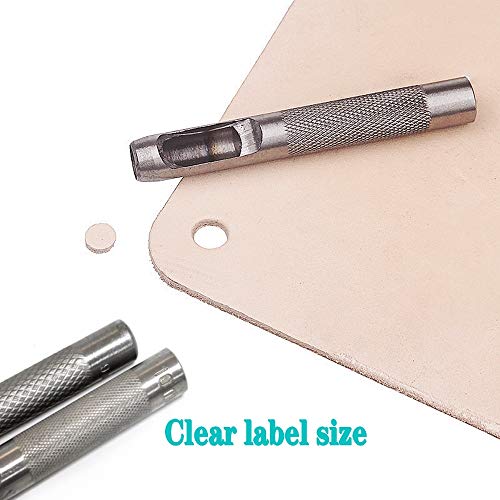 5 Pack Leather Hole Punch Cutter Round Hollow Hole Punch Cutter To...