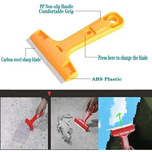 Glass Scraper Razor Blade,Paint Scraper,Window scraper for Remover...