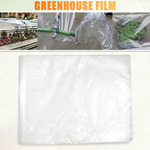 Vincent & July Clear Plastic Film Greenhouse Polyethylene Covering...