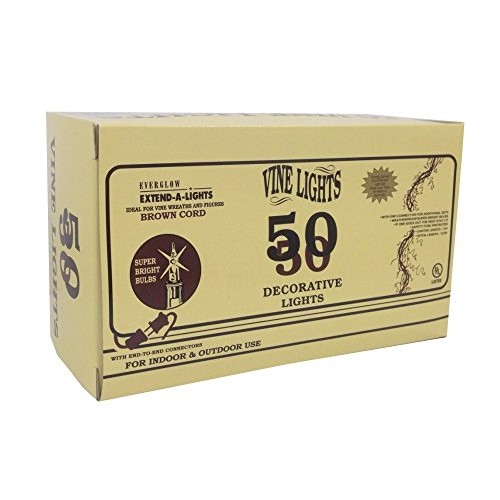 Vine lights 2270-02 50Lt Mini Bw Light Set Clear