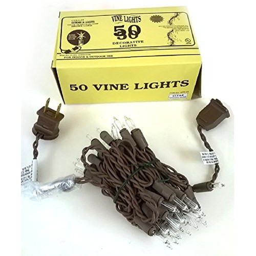 Vine lights 2270-02 50Lt Mini Bw Light Set Clear