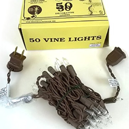 Vine lights 2270-02 50Lt Mini Bw Light Set Clear