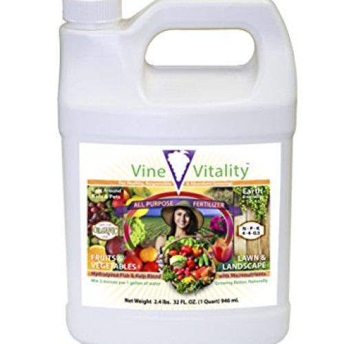 Vine Vitality All Purpose Fish & Kelp Liquid Fertilizer Concentrat...