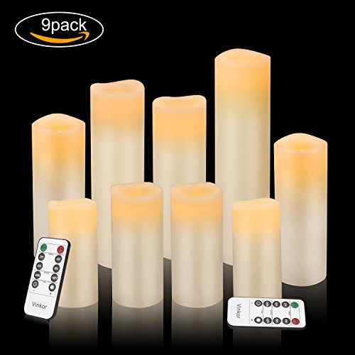 Vinkor Flameless Candles Battery Operated Candles 4 5 6 7 8 9...