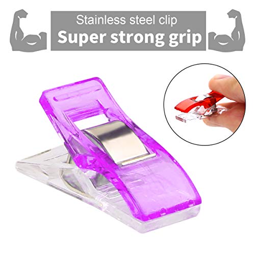 Multipurpose Sewing Clips 30 Pcs Premium Quilting Clips Assorted C...